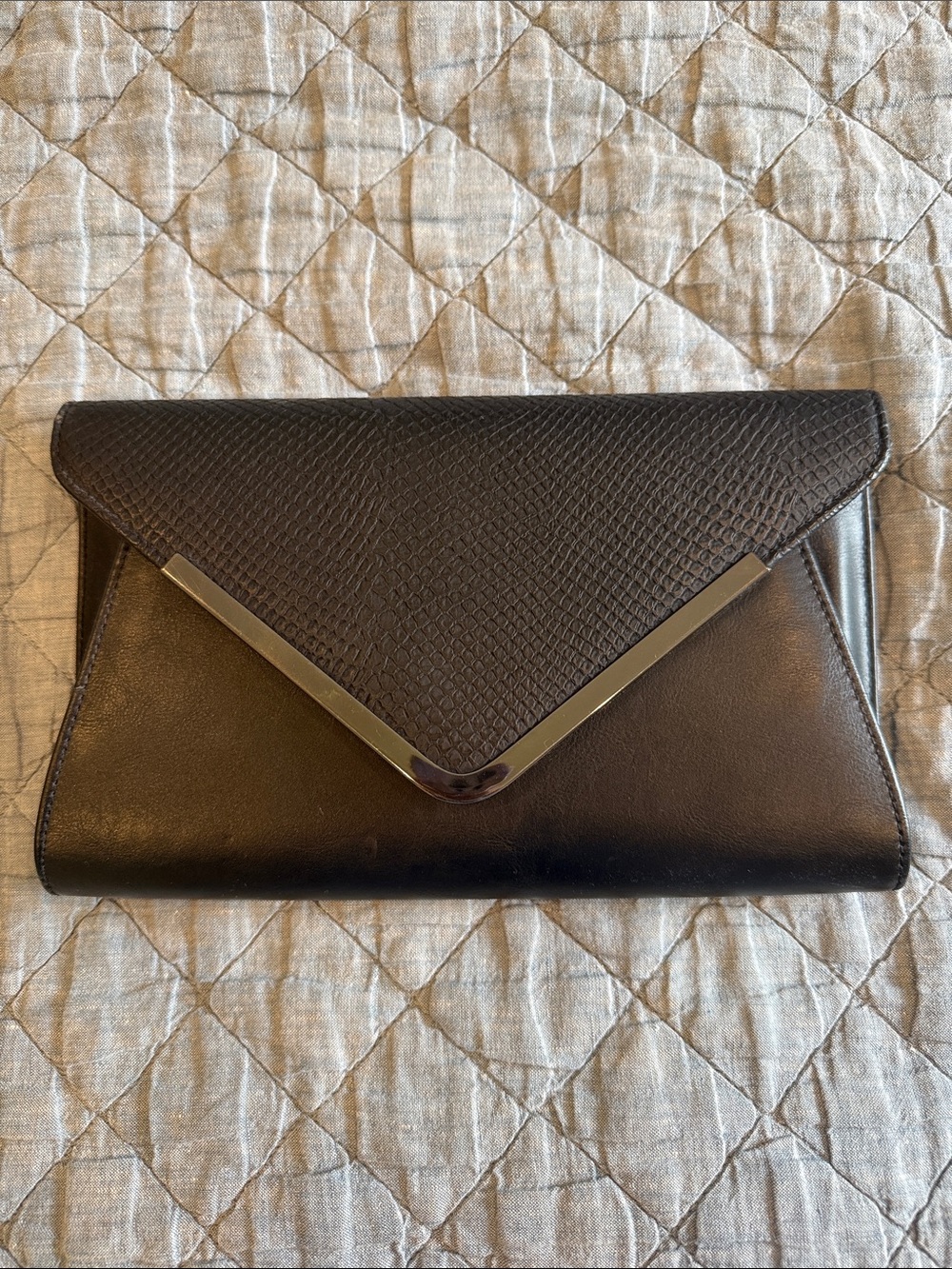 Black ALDO clutch crossbody bag